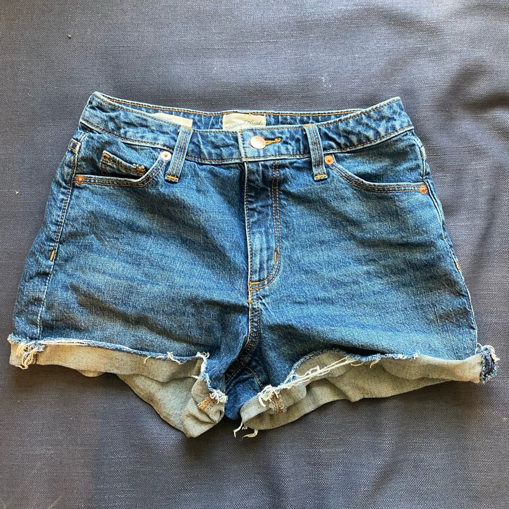 Denim shorts
